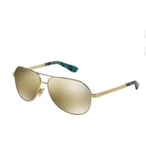 Dolce & Gabbana Women's DG2144-02/F9-59 Gold Aviator Sunglasses